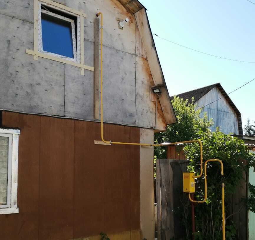 Газификация жилого дома в СНТ "Березка"